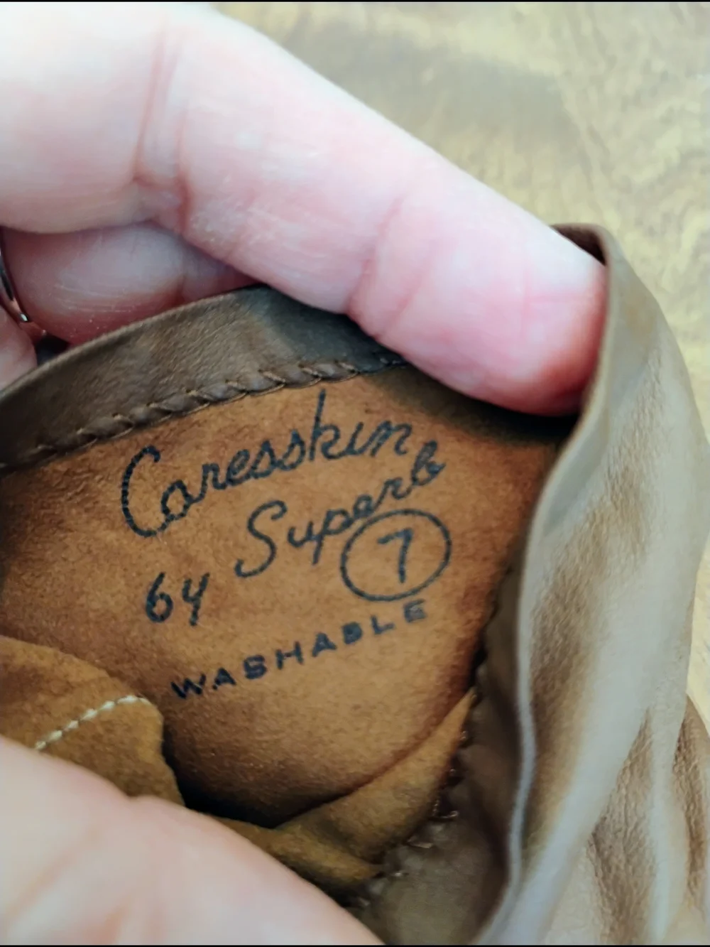 Five Pairs Of Leather Gloves Vintage By Caresskin By Superb